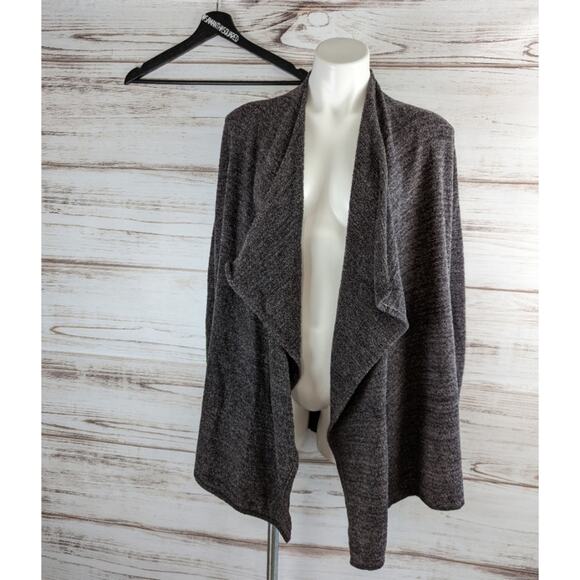 Shimera Gray Heather Cozy Cardi Open Front Sweater sz Small - Picture 1 of 7